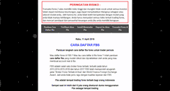 Desktop Screenshot of caradaftarfbs.com